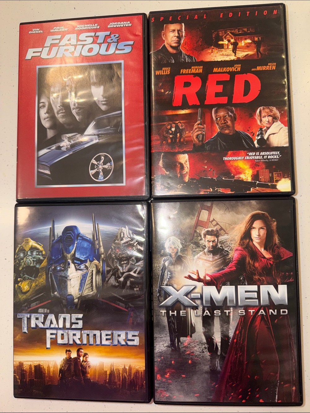 Bundle of action adventure DVDs